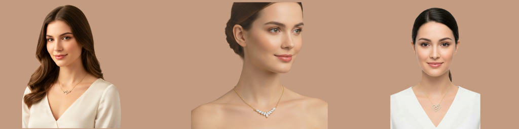 Collares y gargantillas de oro trendy