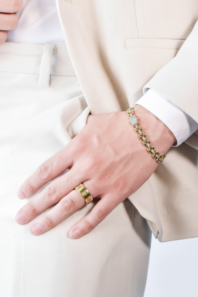 Joyas de oro para hombres Fidanzza