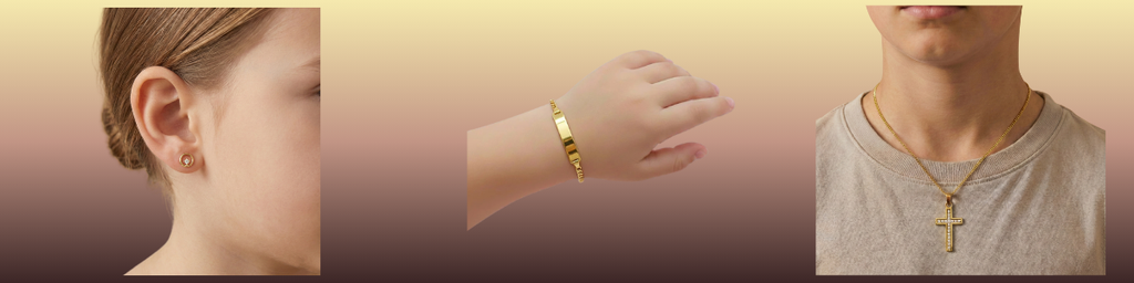 joyeria de oro para bebé