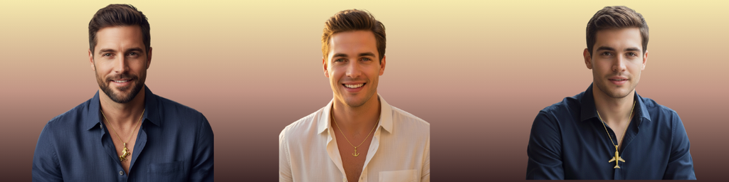 Dijes de oro para hombre