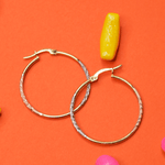 Aretes para Dama facetados.  Broche de Presión.  Oro Combinado Amarillo, Blanco y Rosa de 10 kilates.