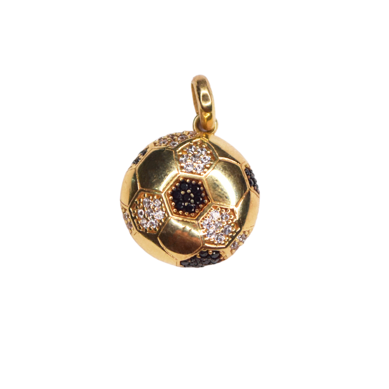 Dije Medio Balón Oro 10k