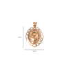 Medalla para Bautizo Espíritu Santo Oro 10k