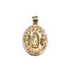 Dije Ovalado Virgen de Guadalupe Oro 10k