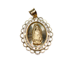 Dije Ovalado Virgen de Guadalupe Oro 10k
