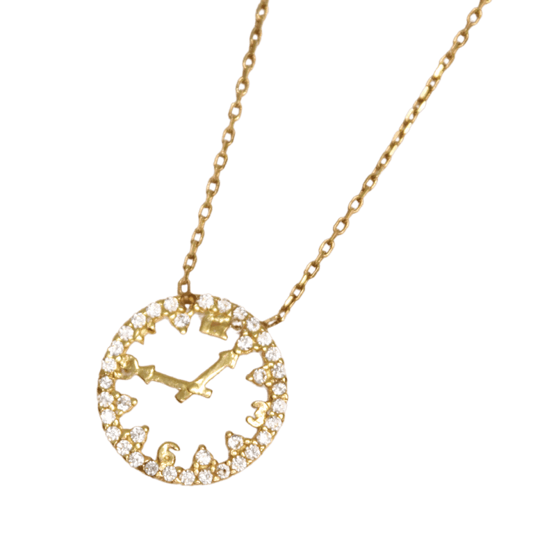 Gargantilla Reloj Oro 10k