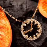 Gargantilla Reloj Oro 10k