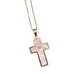 Gargantilla Cruz Oro 14k