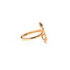 Anillo para Dama con forma de Víbora.  Oro Amarillo de 14 kilates.