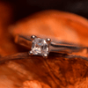 Anillo de Promesa Oro 10k con Zirconia