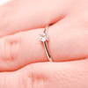 Anillo de Promesa Oro 10k con Zirconia