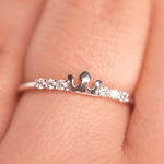 Churumbela Corona Oro 10k con Zirconia