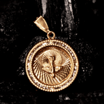Medalla para Bautizo Espíritu Santo Oro 10k