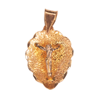 Medalla para Bautizo con imagen en relieve de Jesucristo.  Oro Amarillo de 10 kilates.  NO INCLUYE CADENA