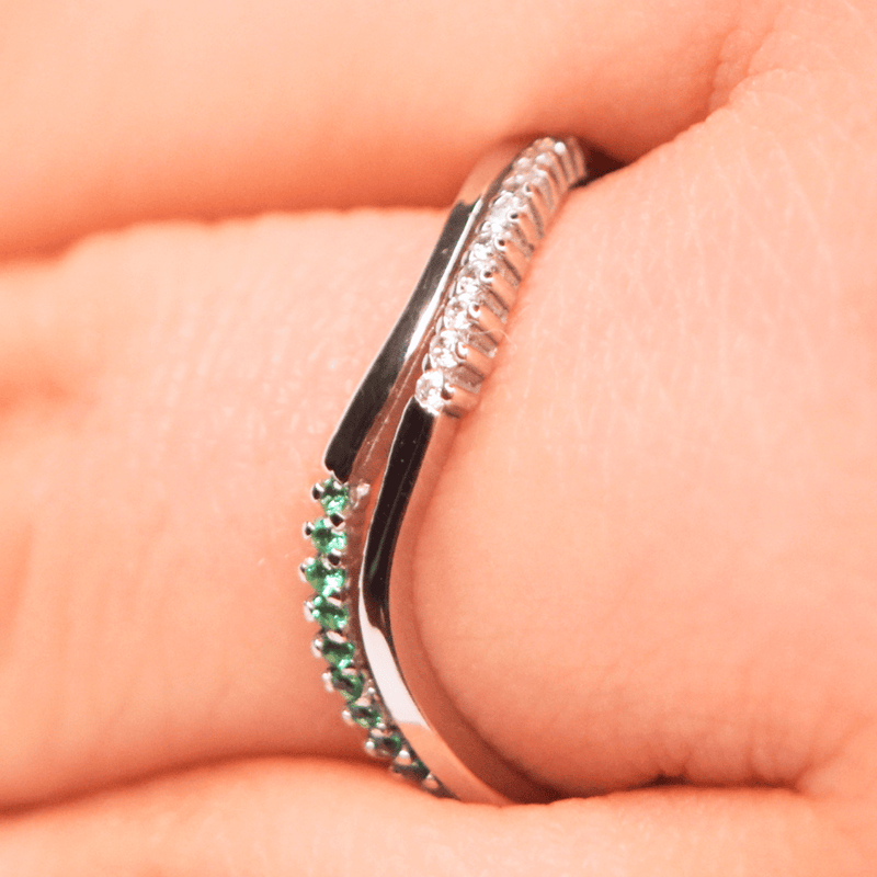 Churumbela Oro 10k con Zirconia