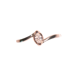 Anillo de Promesa Oro 10k con Zirconia