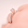 Anillo de Promesa Oro 10k con Zirconia