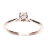 Anillo de Promesa Oro 10k con Zirconia
