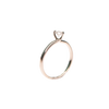 Anillo de Promesa Oro 14k con Zirconia