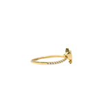 Anillo Rosa Oro 10k