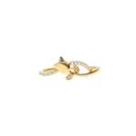 Anillo Rosa Oro 10k