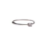 Anillo de Compromiso Solitario Oro 10k con Zirconia