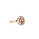 Anillo Roseta XV Años Oro 10k
