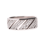 Argolla de Matrimonio Oro 14k con Zirconias